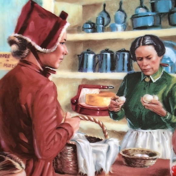 Set of Four Vintage Little house on the Prairie decorative plates 1982 - Picture 13 of 13